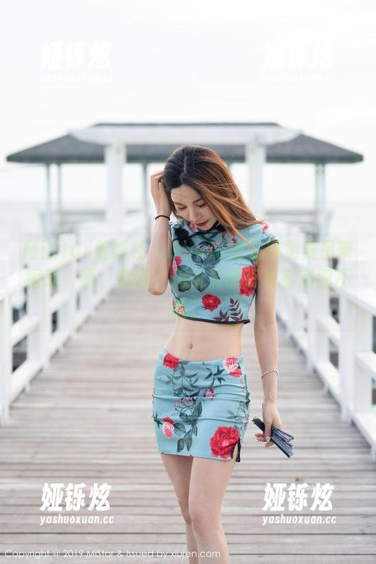 MiStar魅妍社 - Olivia童安琪免费吊带图册，唔，有趣，但这灵感貌似有点四不像。
