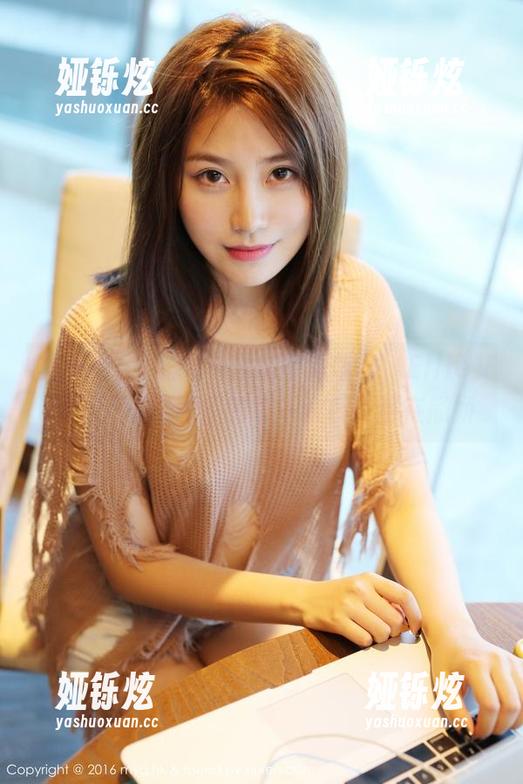 MyGirl美媛馆-Ellie艾栗栗 MyGirl美媛馆 - 从懒散到优雅,Ellie艾栗栗海边原图里的每一次转身都在撒娇