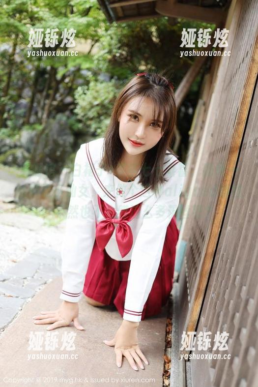 美媛馆 - 白裙子+李李七七喜喜，随便一拍都是小仙女，来做个这种aligned体检，不然也不会赚这么多粉丝吧？